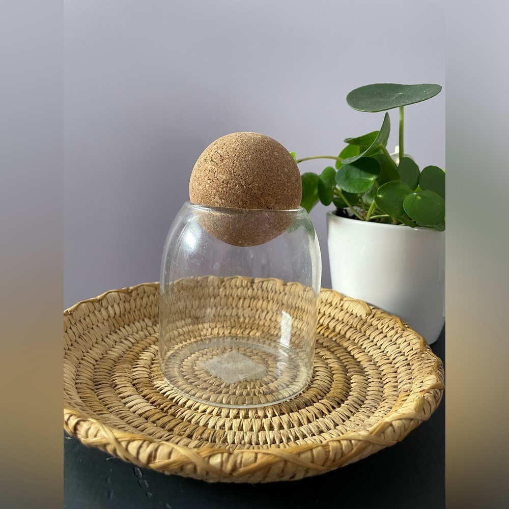 Glass Cork Container - Picture 3 of 13